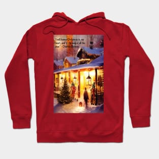 Honoring a Dickens Christmas Hoodie